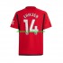 Camisola Manchester United Eriksen 14 Homem Equipamento Primeiro 2023-2024 Manga Curta